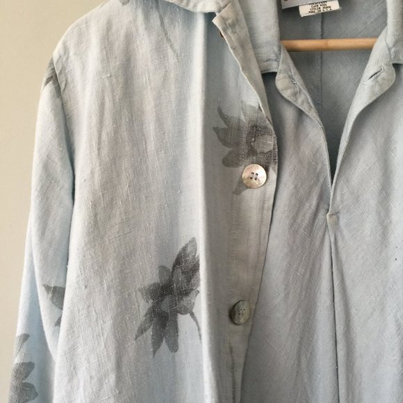 Vintage 100% Linen Jacket/Dress Set - Picture 10 of 15